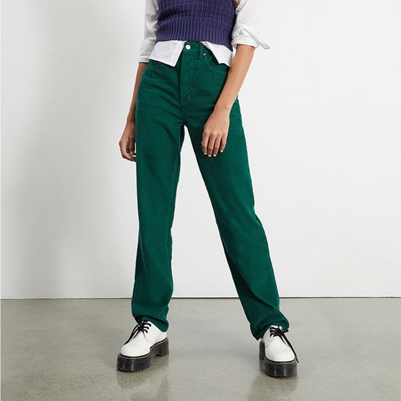 NWT Pacsun Green Corduroy Pants - Picture 2 of 6